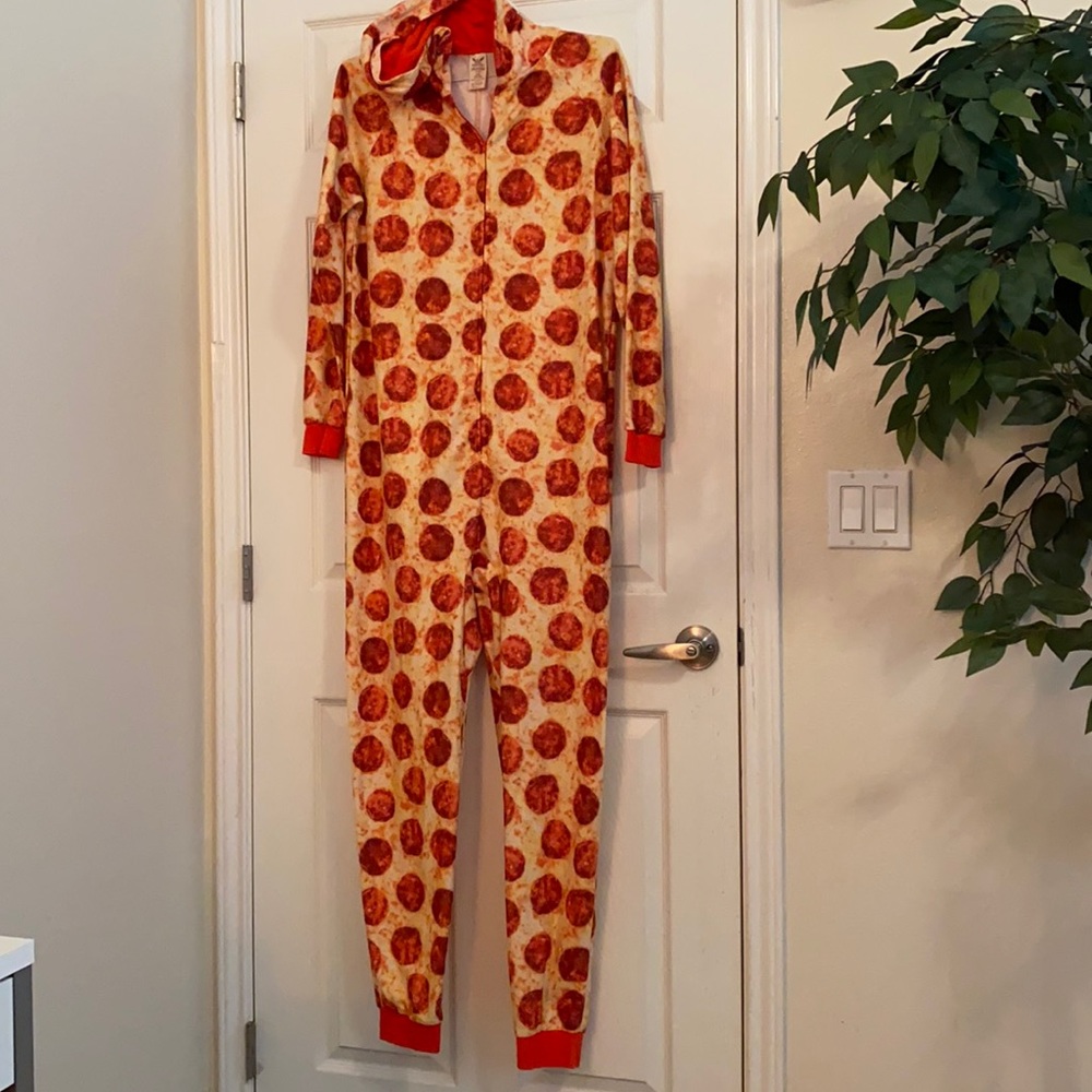 Pizza hoodie onesie